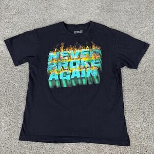 NBA Young Boy Never Broke Again Shirt Mens L Black Rap Tee Hip Hop Short Sleeve